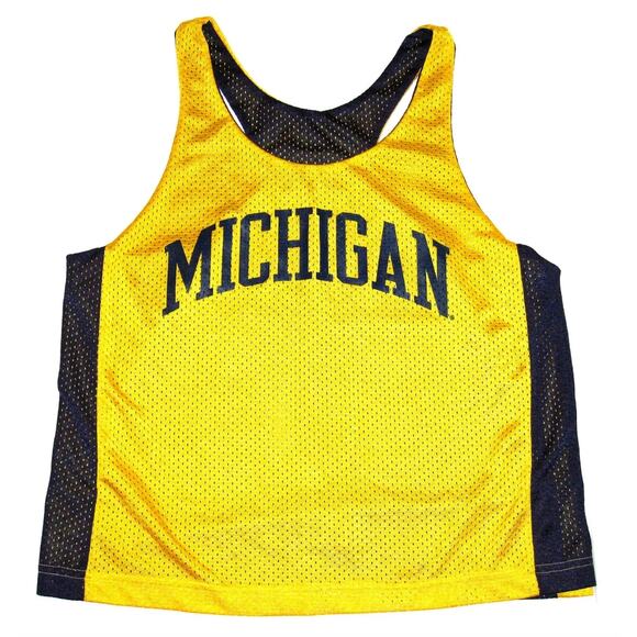 EUC University of Michigan Wolverines Reversible Womens Jersey Sleeveless‎ - Picture 1 of 8